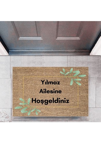 Kapı Önü Paspası Dekoratif Dijital Baskı Kişiye Özel P-2316