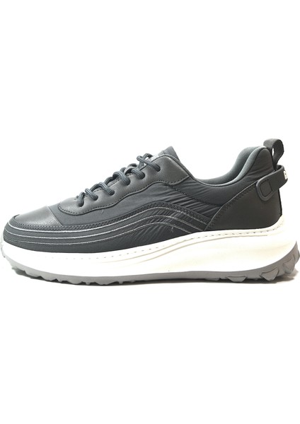 Zone Siyah & Gri Memory Foam Hafif Taban Sneaker Erkek Ayakkabı