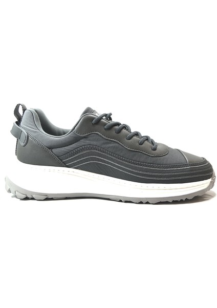 Zone Siyah & Gri Memory Foam Hafif Taban Sneaker Erkek Ayakkabı