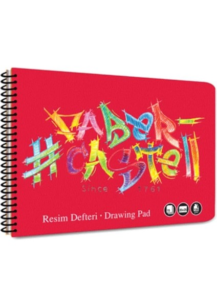 Resim Defteri Logo, Karton Kapak 25X35, 15 Yaprak