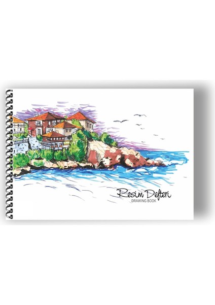 Iş Eğitimi 25X35 Telli Resim Defteri
