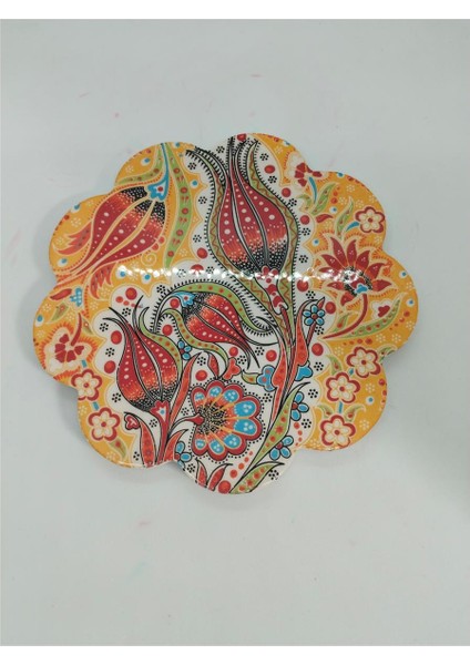 Sarı Nihale Osmanlı Desenli