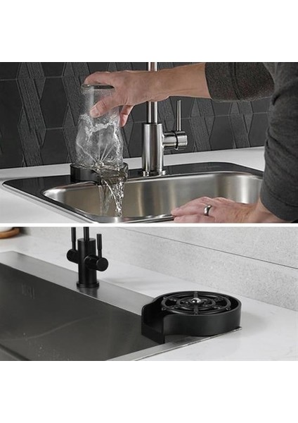 Otomatik Bardak Yıkama Aparatı Lavabo Için Yüksek Basınçlı Kupa Durulayıcı