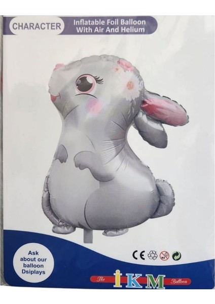 Paskalya Sevimli Tavşan Folyo Balon 1 Adet