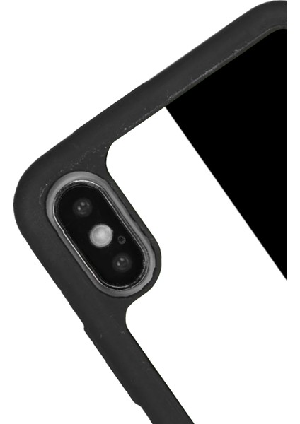 Apple iPhone Xs Max Mat Siyah Uyumlu Kılıf – Yumuşak Silikon, Koruyucu, Şok Emici Kapak