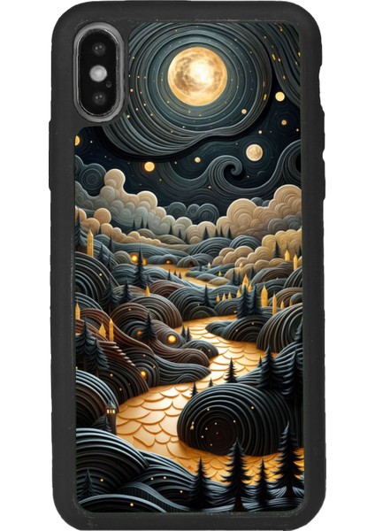 Apple iPhone Xs Max Mat Siyah Uyumlu Kılıf – Yumuşak Silikon, Koruyucu, Şok Emici Kapak