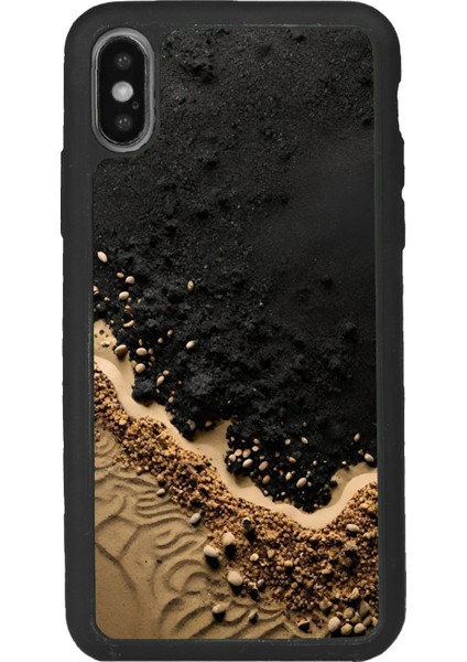 Apple iPhone Xs Max Mat Siyah Uyumlu Kılıf – Yumuşak Silikon, Koruyucu, Şok Emici Kapak