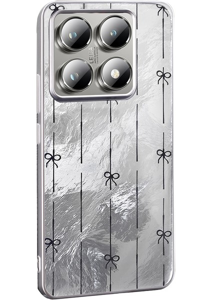 Xiaomi Redmi Note 14 Pro Kılıf Kamera Kısmı Çıkıntı Geometrik Kurdele Leoapar Desenli Estetik Kapak fiyatları