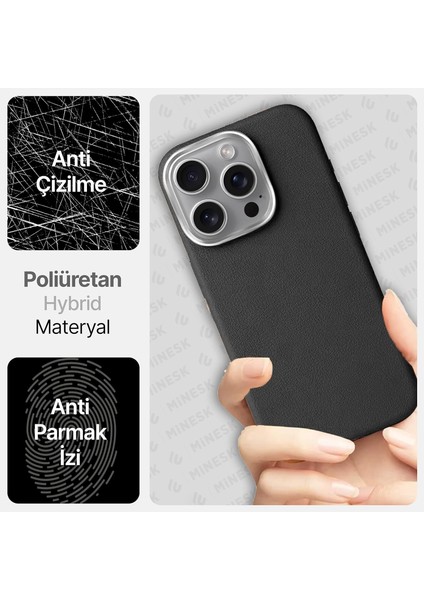 Iphone 15 Uyumlu Kılıf Magsafe Destekli Pu Deri Işlemeli Parmak Izine Karşı Dirençli Kaymaz Kapak fiyatları