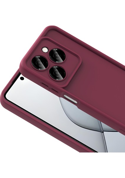 Tecno Spark 20 Uyumlu Kılıf Kamera Korumalı Kenarları Şişkin Yumuşak Şık Slikon Kapak