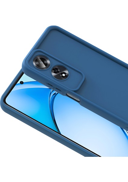 Oppo A60 Uyumlu Kılıf Kamera Korumalı Kenarları Şişkin Yumuşak Şık Slikon Kapak