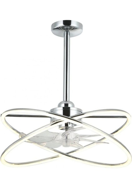 Mıanes 01 Ledlı Fan Krom Avıze 3000-6000K 56W