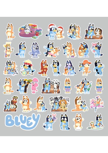 Bluey Ailesi Hobi Etiket Seti fiyatları