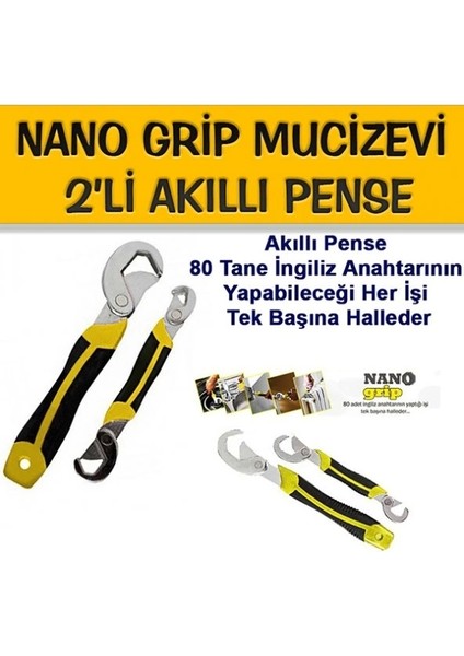 Nano Grip Akıllı Anahtar Pense