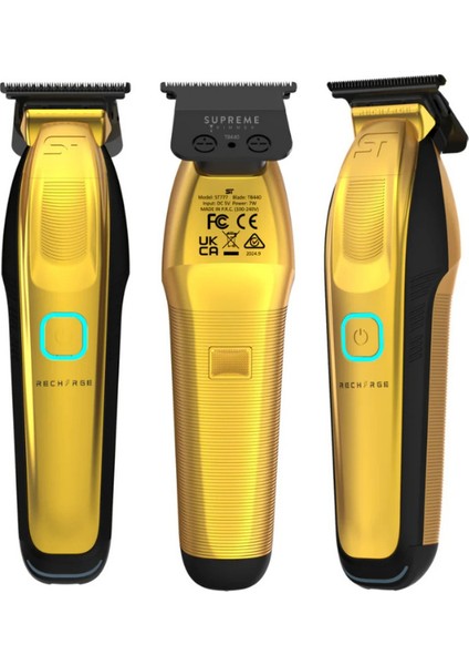 Gold Recharge Trimmer | 3 Şarj Seçeneği | Rgb LED Gösterge | Ergonomik