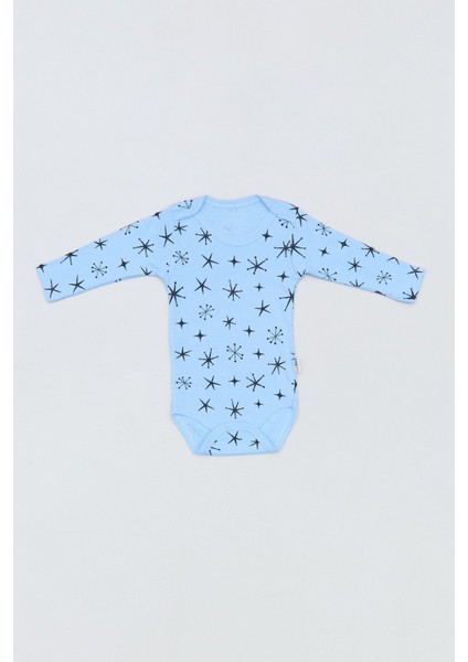 Yıldız Baskılı Unisex Çocuk Zıbın