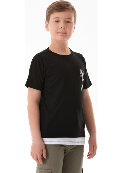 %100 Pamuk x Baskılı Erkek Çocuk Tişört modelleri