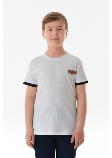 %100 Pamuk Armalı Erkek Çocuk Tişört