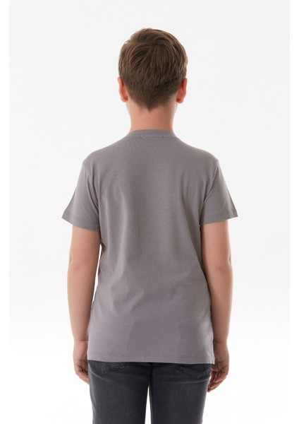%100 Pamuk Yazı Baskılı Erkek Çocuk Tişört fırsatları