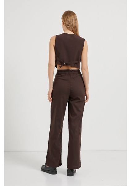 Beli Lastikli Cırt Kapama Palazzo Pantolon fırsatları