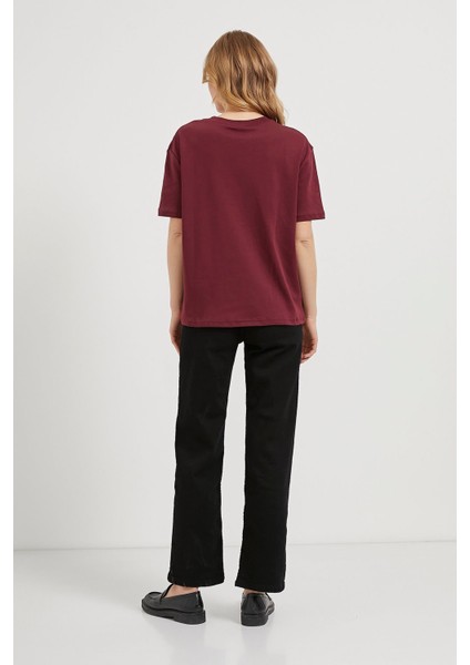 Armalıfe 3221 Fiyonk Detaylı Bis Yaka Kadın T-Shırt indirimleri