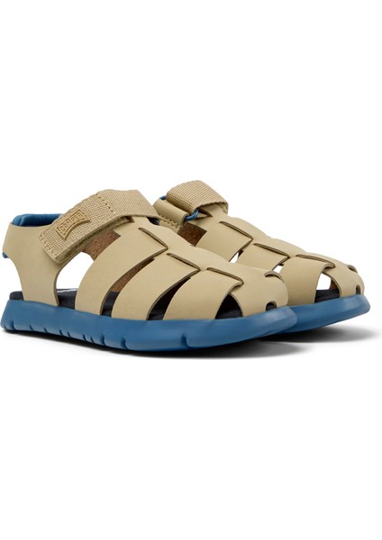 Bej - Mavi Erkek Çocuk Sandalet Oruga Sandal Kids fiyatları