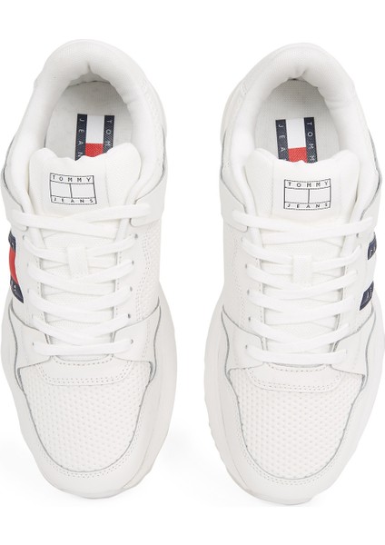 Ekru Erkek Sneaker Tjm Retrocasual Runner