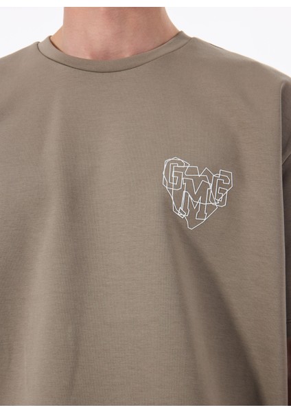 Gmg Fırenze Bisiklet Yaka Haki Erkek T-Shirt GU25MSS03019 fırsatları