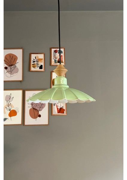 Risso Mint Metal Avize Tekli Küçük Q Kafa Başlık Rustik Cafe Mutfak Modern Sarkıt Aydınlatma