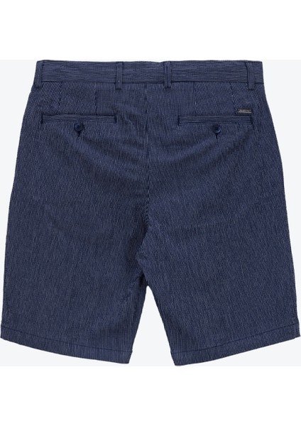 Bağlamalı Bel Basic Lacivert Erkek Bermuda Şort Fabresa fiyatları
