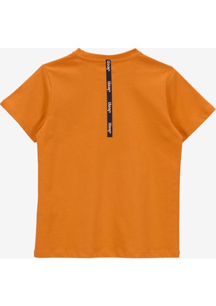 Baskılı Turuncu Erkek Çocuk T-Shirt J5SB-TST7764 fiyatları