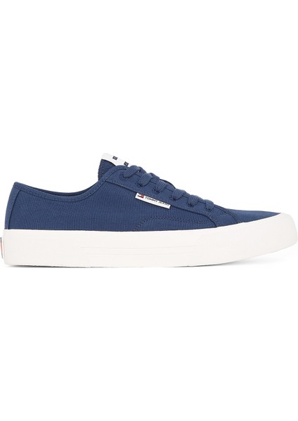 Lacivert Erkek Sneaker Tjm Lace Up Canvas Color