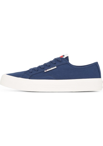 Lacivert Erkek Sneaker Tjm Lace Up Canvas Color