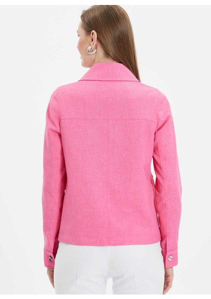 Standart Pembe Kadın Ceket 25YSL1459 fırsatları
