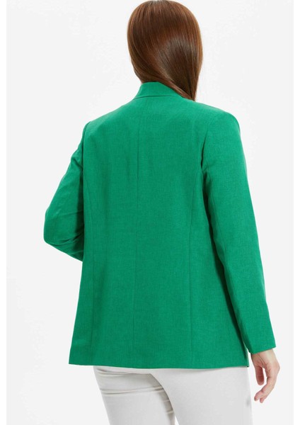Normal Yeşil Kadın Ceket 25YSL1464-BB fırsatları