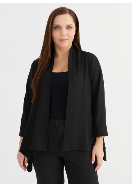 Normal Siyah Kadın Ceket 25YSL1482-BB