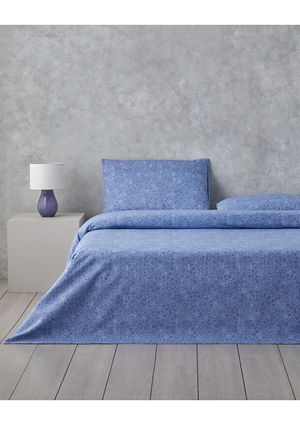 Mosaic Blossom Kolay Ütülenir Çift Kişilik Nevresim Takımı 200X220 cm Mor