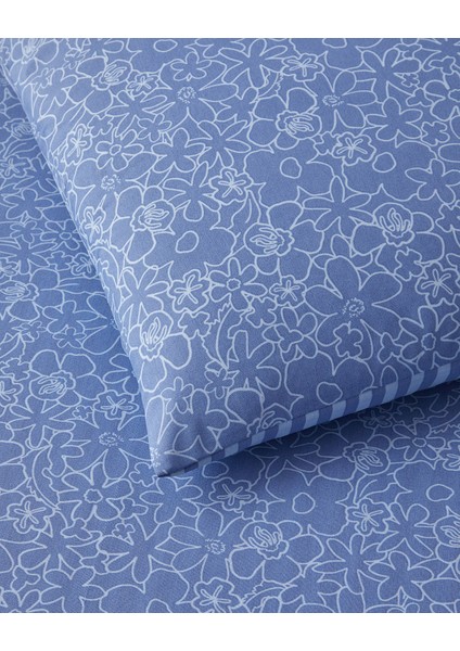 Mosaic Blossom Kolay Ütülenir Çift Kişilik Nevresim Takımı 200X220 cm Mor indirimleri