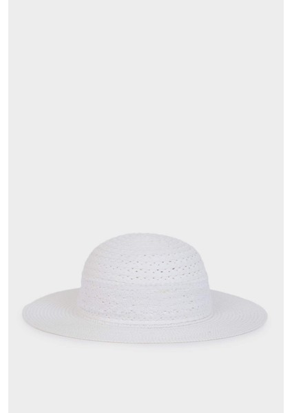 Kız Çocuk Dantel Hasır Şapka D8417A825SM