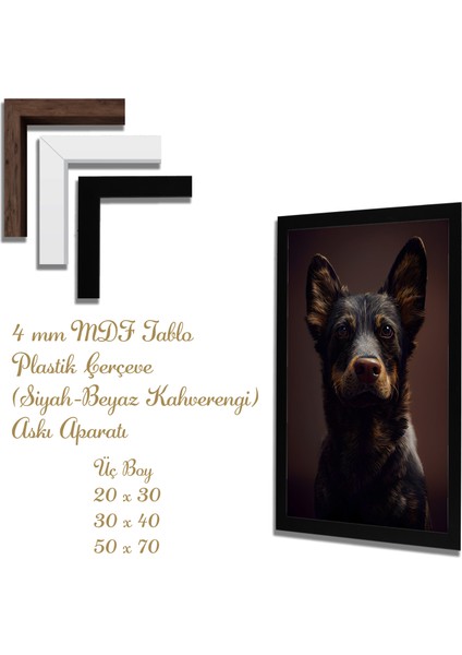 Ahşap Tablolar- Yapay Zeka ile Oluşturulmuş Görseller Uv Baskı-Mdf Tablo /7764