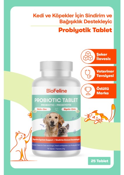 Kedi ve Köpek Güçlendirici 25 Tablet