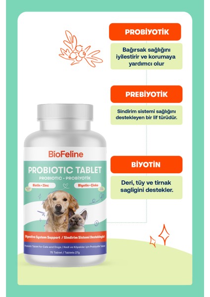 Kedi ve Köpek Güçlendirici 25 Tablet