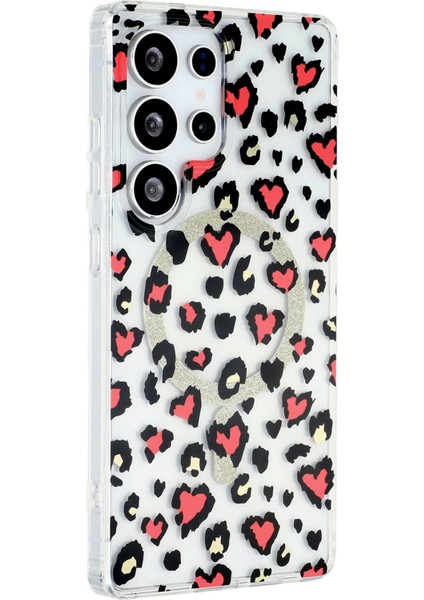 Samsung Galaxy S25 Ultra Manyetik Kılıf Şeffaf Anti-Sararma Pc + Tpu Telefon Arka Kapak (Yurt Dışından)