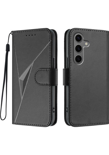 Samsung Galaxy S25 Plus Kordonlu Deri Telefon Kılıfı (Yurt Dışından)