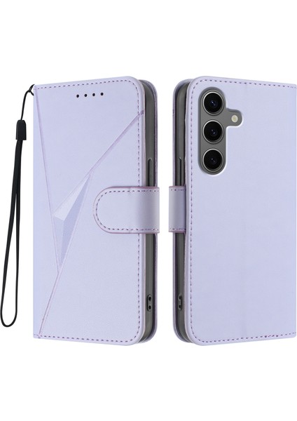Samsung Galaxy S25 Plus Kordonlu Deri Telefon Kılıfı (Yurt Dışından)
