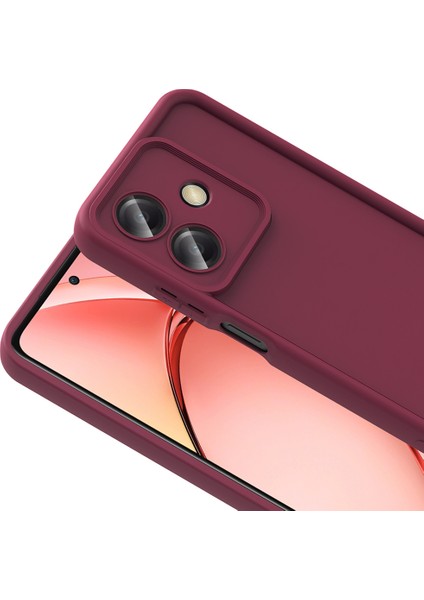 Oppo A3 Uyumlu Kılıf Kamera Korumalı Kenarları Şişkin Yumuşak Şık Slikon Kapak modelleri
