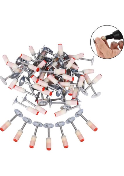 6302 Pul Başlı Barutlu Çivi 27 mm (100 Lü Paket)