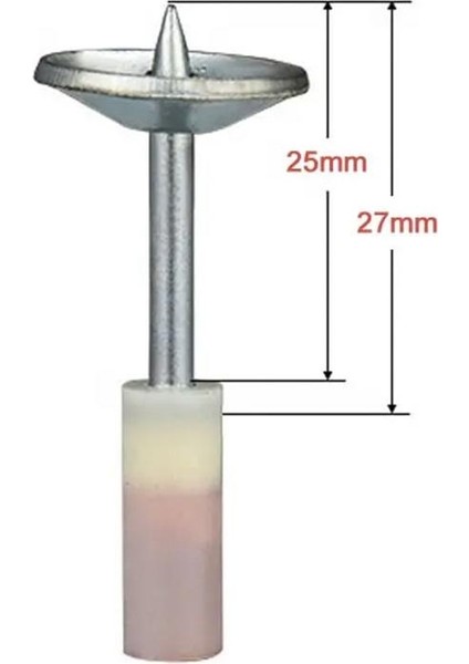 6302 Pul Başlı Barutlu Çivi 27 mm (100 Lü Paket)
