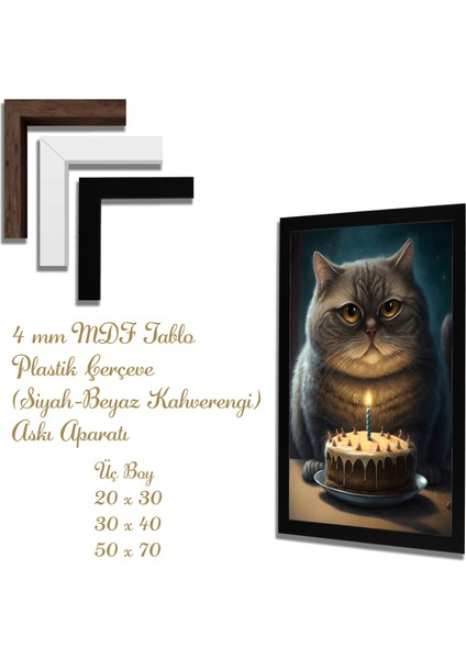 Ahşap Tablolar- Yapay Zeka ile Oluşturulmuş Görseller Uv Baskı-Mdf Tablo /616