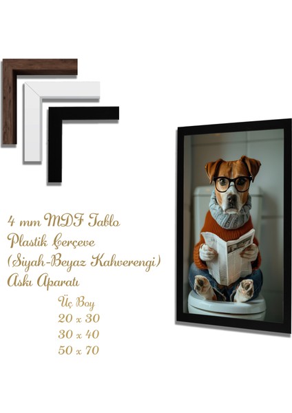 Ahşap Tablolar- Yapay Zeka ile Oluşturulmuş Görseller Uv Baskı-Mdf Tablo /634